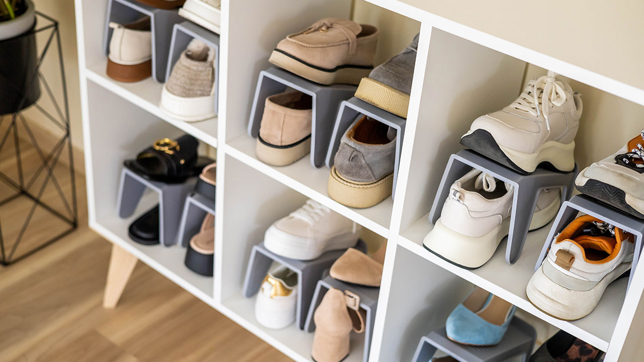 Stack Bins for Shoes and Seasonal Items