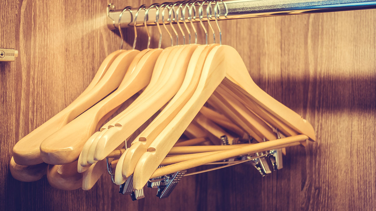 Use Clothespins to Create Custom Hangers