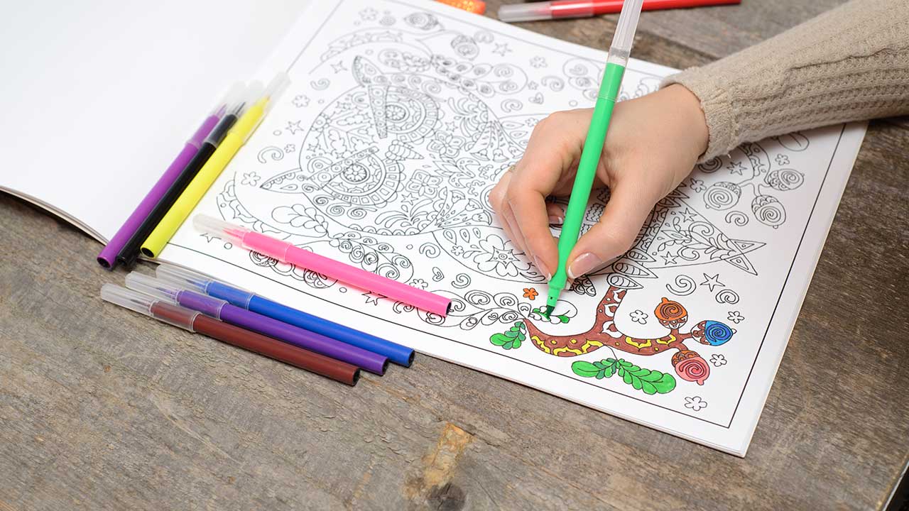 Mini Coloring Books and Crayons