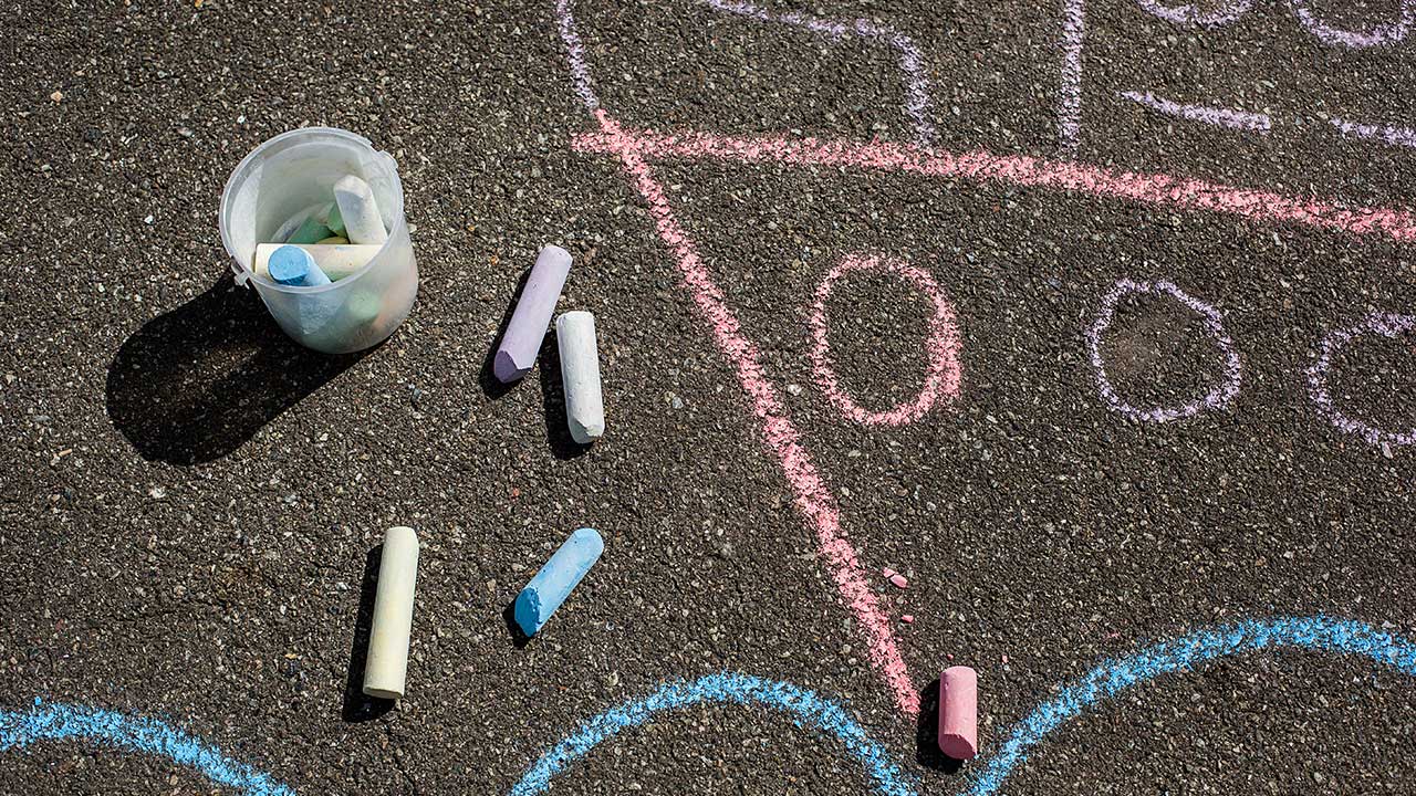 Sidewalk Chalk for Endless Art